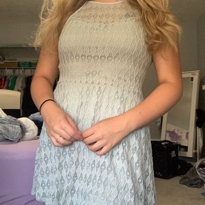 Blue dress